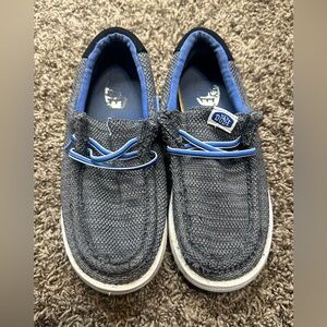 Boys HEYDUDE Wally Y Heatherd Mesh size 3